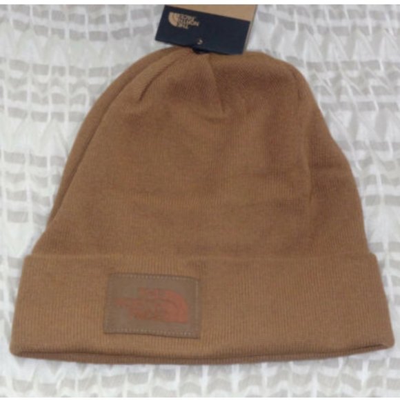 The North Face Dock Worker Recycled Beanie PINECONE BROWN NWT - Picture 1 of 2
